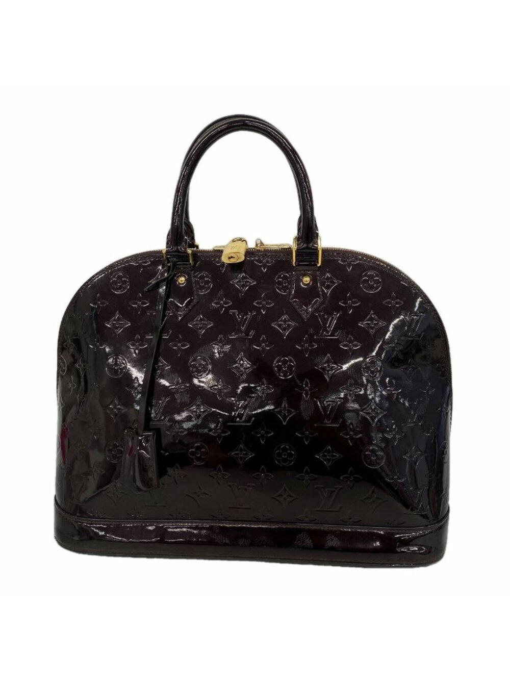 Louis Vuitton Handbag Vernis Alma GM Amarante
